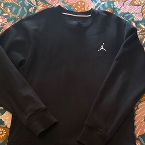 Jordan Men's Black Crewneck Sweater